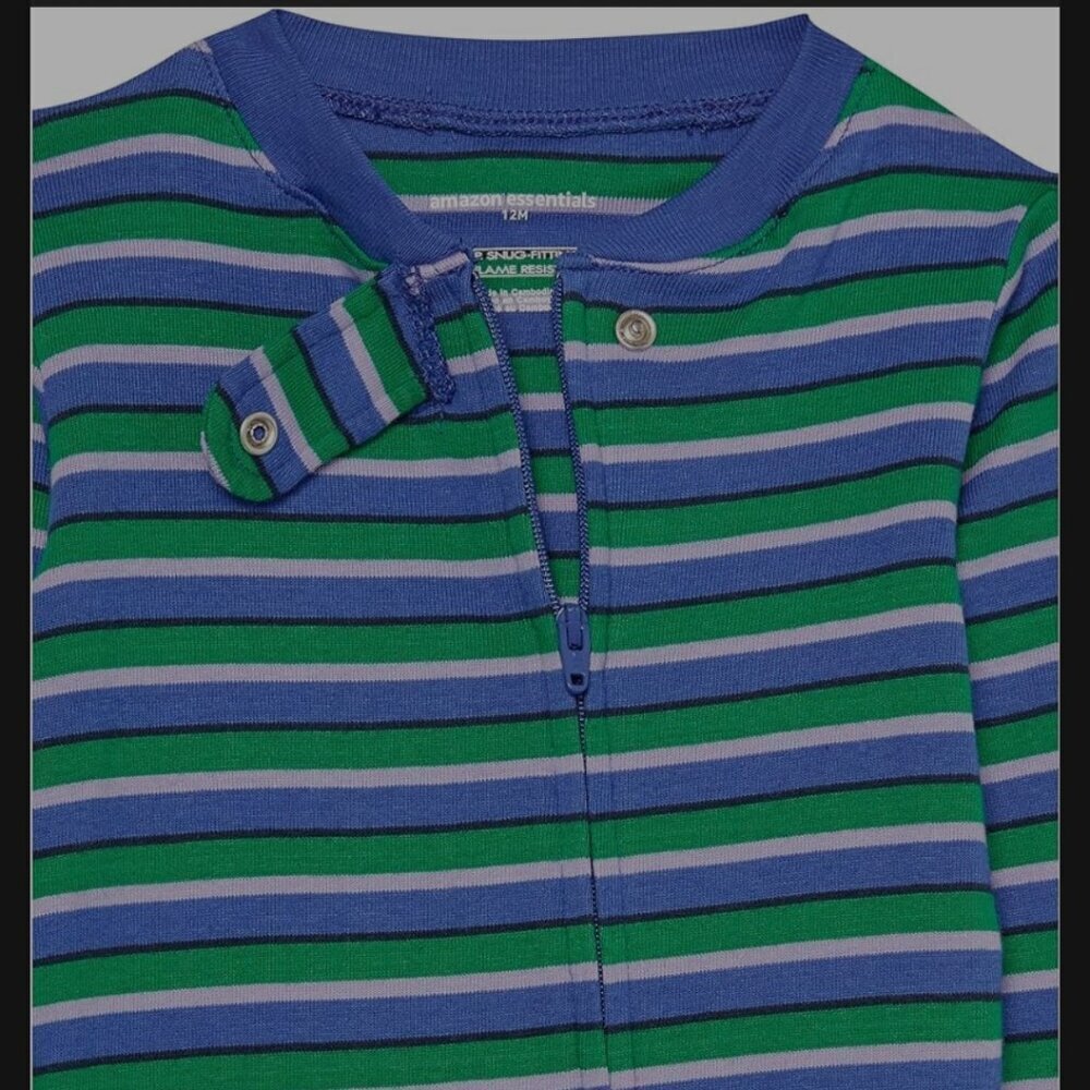 🥵 NWT 3 Snug-Fit Cotton Sleeper 3 Pajamas - Picture 3 of 6